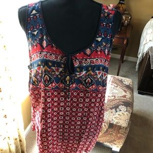 Lucky Brand top...size 1X...worn once